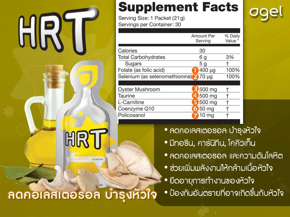 HRT-reduce cholesteral