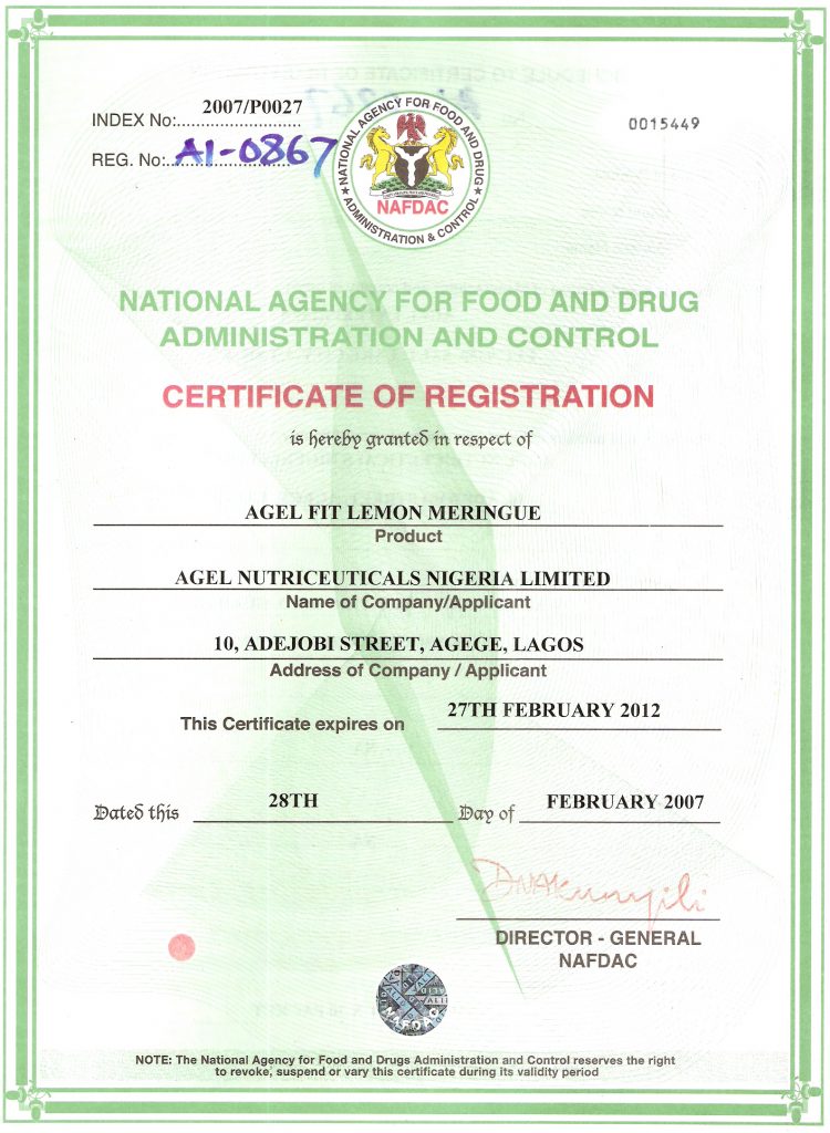 agel National Agency food & drug